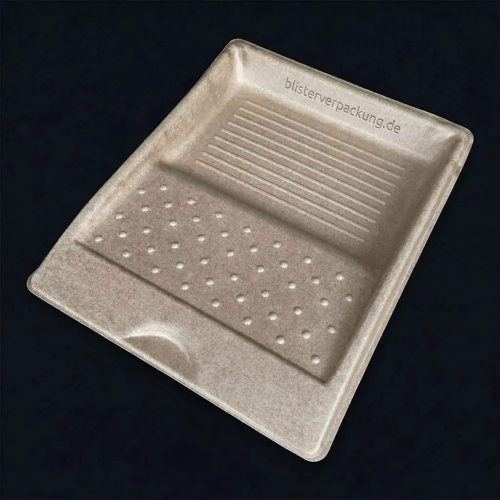 Disposable Paint Tray Paper Recycled Grey Board ScaPAP Plastic-Free Recyclable — Scafa Thermoforming
